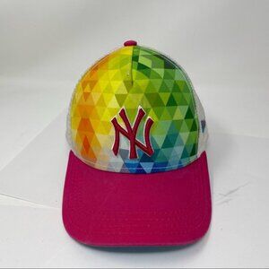 New Era RARE 9Forty New York Yankees Adjustable Cap kids multicolor fashion
